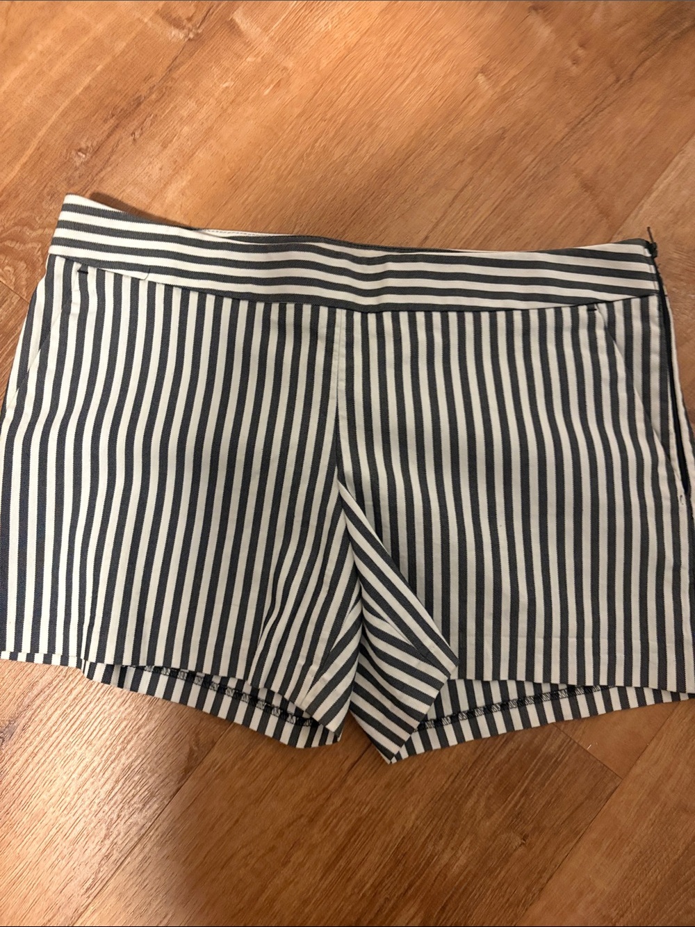 Express Black and White Striped Women's Shorts